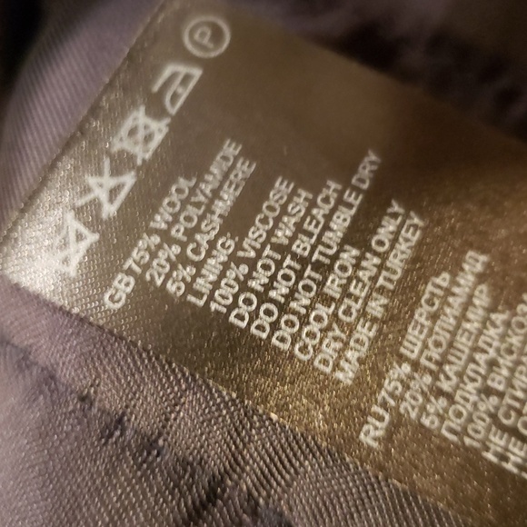 🖤BUY 2 GET 1 FREE REISS MEN'S MOAT WOOL BLOUSON, NAVY, SIZE M - Picture 11 of 12